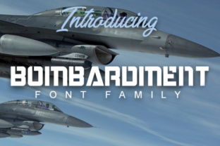 Bombardment: A Bold Display Font for Impactful Design