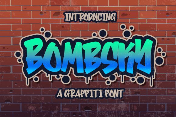 Bombsky: A Bold Display Font for Standout Designs