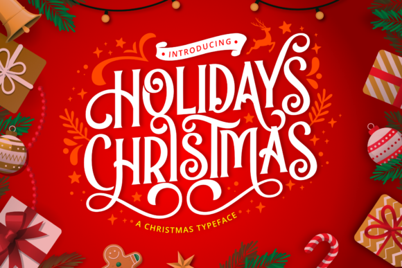 Create a Festive & Classy Holiday Vibe with This Display Font
