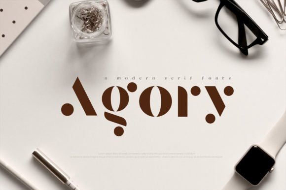 Discover Agory: A Bold Display Typeface for Modern Designers