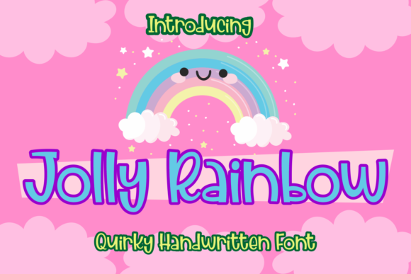 Discover the Quirky Charm of Jolly Rainbow Font