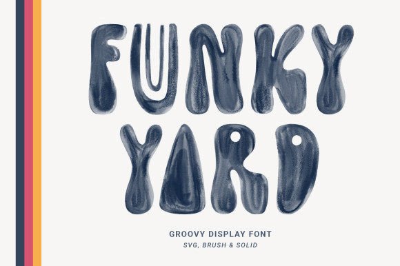 Funky Yard: The Groovy Display Font for Modern Design