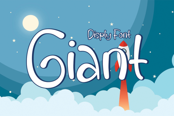 Giant: A Cute Display Font for Creative Projects