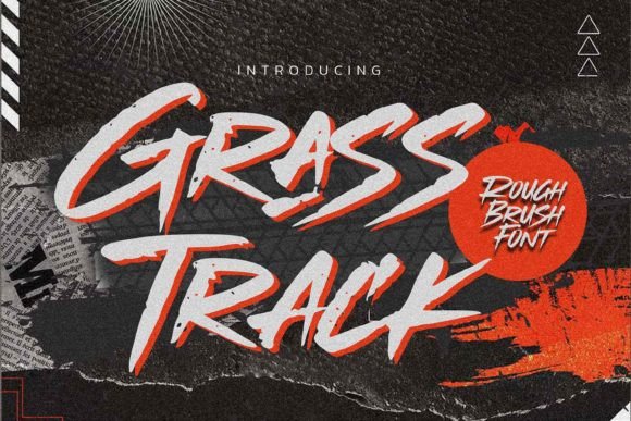 Grasstrack: A Brush Font with Natural Texture and Movement