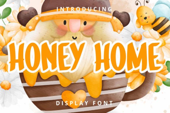 Honey Home: A Fun Handmade Font for Playful Designs