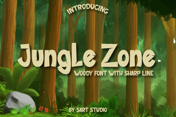 Jungle Zone: A Unique Display Font for Nature Projects