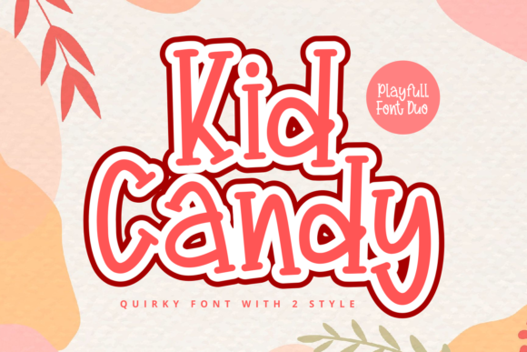 Kid Candy: A Sweet and Friendly Display Font for Creative Projects