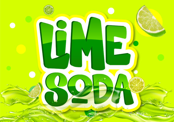 Lime Soda: A Bold & Quirky Display Font