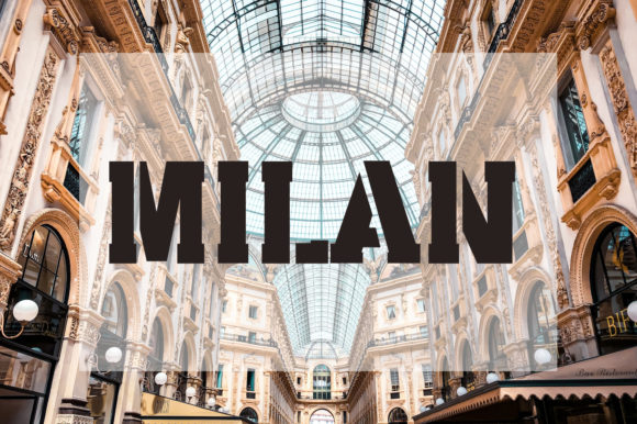Milan Stencil: A Bold Typeface for Urban Design