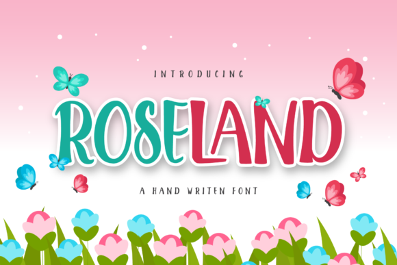 Roseland: A Bold, Nature-Inspired Display Font