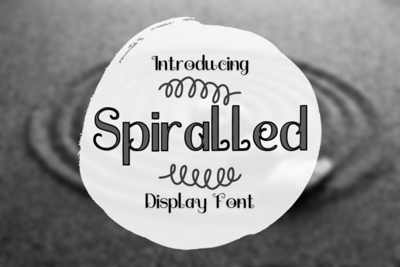 Spiralled: A Chic Display Font for Elegant Designs