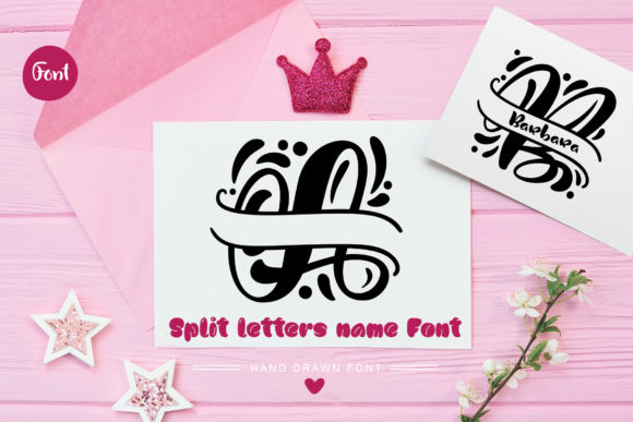 Split Letter Name: Your Go-To Display Font for Elegant Designs