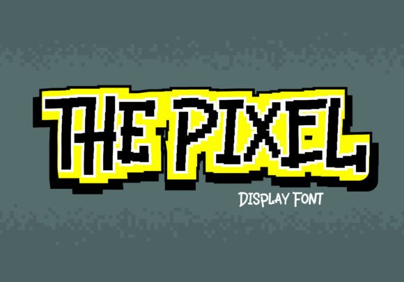 The Pixel: A Fun Display Font for Creative Projects