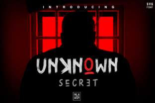 Unknown Secret: A Stellar Grungy Display Font for Bold Projects
